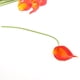 thumbnail image 2 of ColoMX 10pcs elegante realista táctiles del verdadero PU artificial cala ramos nupciales de la boda de la flor Ramos (naranja), 2 of 7