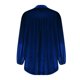 thumbnail image 4 of Fiudx Ofertas Flash Del Día Solo En Línea Camisa Plisada con Botones y Cuello En V de Manga Larga de Color Sólido de Terciopelo Dorado para Mujer, 4 of 7