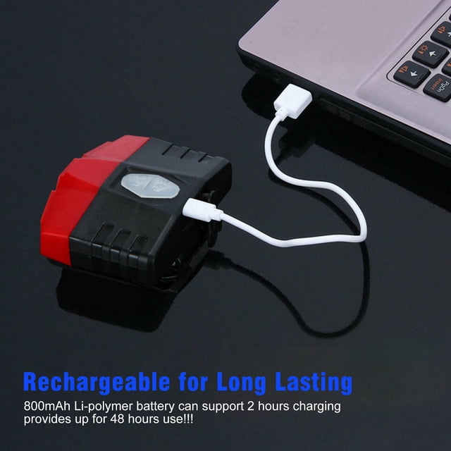 tongina LED Scheinwerfer Taschenlampe USB Aufladbare Clip Auf Sensor Lampe Nacht rojo Cola faro recargable