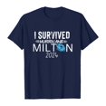 thumbnail image 4 of TSADFHJI Hauts d'Été pour Adolescentes T-Shirt Col Rond Imprimé Manches Courtes Col Rond TG Marine, 4 of 4