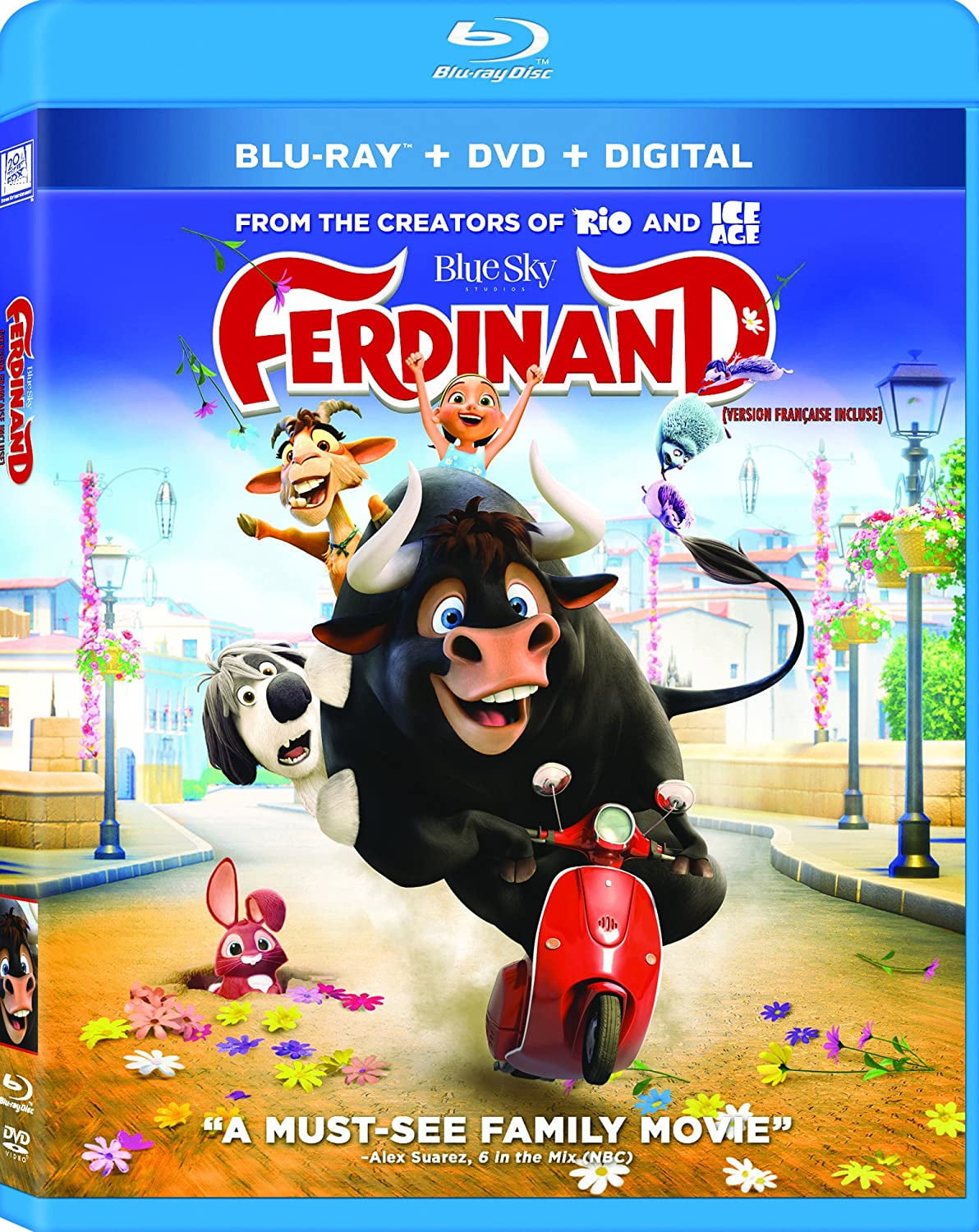 Ferdinand [Bluray + DVD + Digital Copy] (Bilingual)