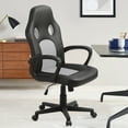 thumbnail image 5 of Homall Gaming Chair Leather Office Chair High Back Ergonomic Adjustable Swivel Executive Computer Chair Rolling Task,White, 5 of 7