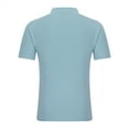 thumbnail image 4 of gbyLJF Women's Shirt Short Sleeve Zip Up Quick Dry T-shirts Solid Color Stretch Sports Fitness Tops Slim Fit Tennis Top, 4 of 6