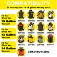 thumbnail image 3 of 9067200 10-14-Gallon High Efficiency Disposable Collection Filter Bag,Fit Shop-Vac 10-14 Gallon ,12-Pack, 3 of 6