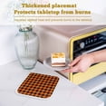 thumbnail image 6 of Farm Buffalo Plaid Pot Holders for Kitchen Heatproof Potholder, 4 Pack Orange Black Checkered Hot Pads Multipurpose Oven Pads Cloth Potholders Trivet for Cooking and Baking, 6 of 8