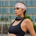 thumbnail image 4 of Cute Deer Daisy Flower Pink Headbands for Women Men, Workout Elastic Sweat Band for Yoga Running Cycling Gym Exercise Non Slip Head Bands for Women's Hair, 4 of 5