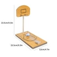 thumbnail image 3 of Fancy Toys for Kids Wooden Mini Desktop Bowling Basketball Toy Indoor Decompression Board Game, 3 of 9