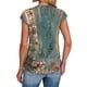 thumbnail image 5 of Camiseta SAMPEEL para mujer, holgada, manga corta, verde, 2XL, 5 of 5