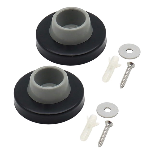 2 Pack Concave Wall Door Stop Stainless Steel Wall Protection Door Stop