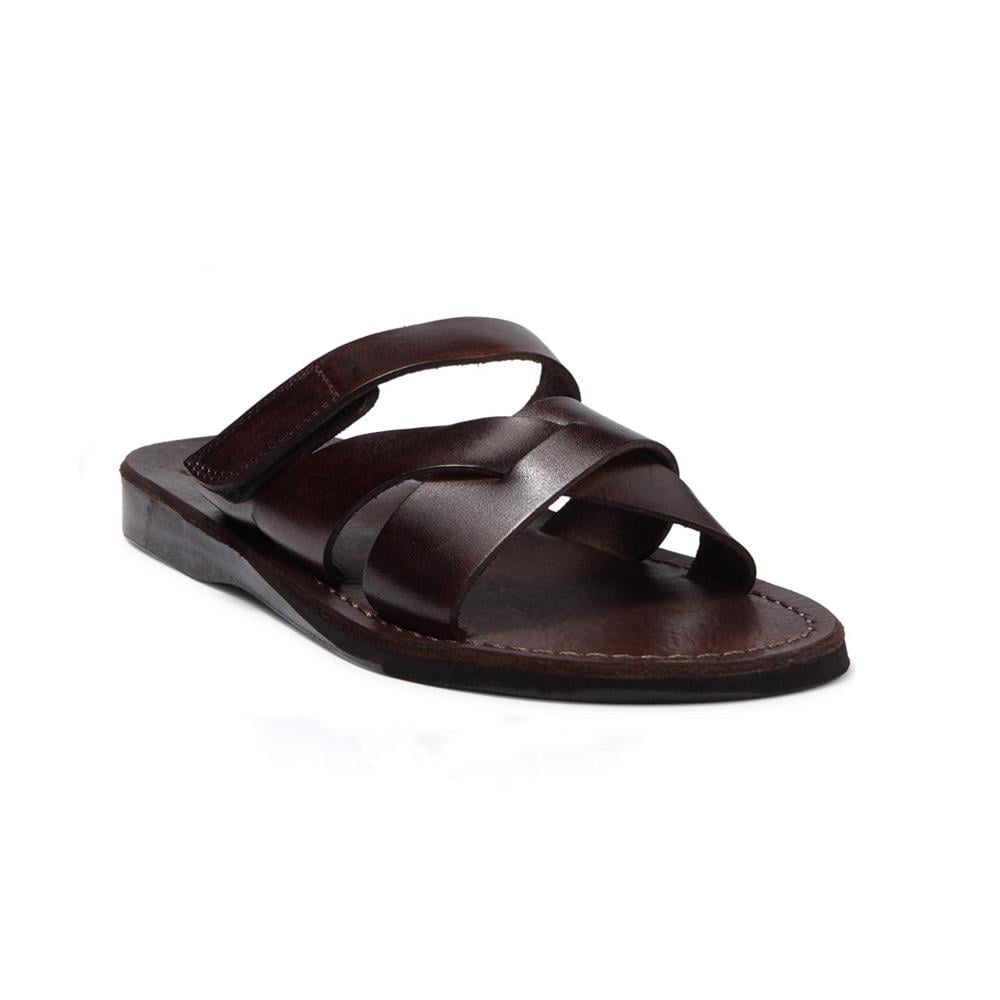 Philip - Leather Woven Strap Sandal - Mens Sandals - Walmart.com