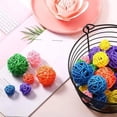 thumbnail image 5 of 36 Pcs Wicker Rattan Balls Decorative Balls for Vase Centerpiece Bowls Orbs Filler for Home Decor,4 Sizes(Multicolored), 5 of 6