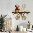 thumbnail image 6 of Uxgjfwu Snowflake Wall Shelf Wooden Organizer for Christmas Decor, Home Bedroom Storage and Holiday Display Solution, 6 of 8