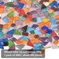 thumbnail image 3 of Piedras de mosaico de vidrio, mosaico de cristal, forma irregular poligonal colorida -500 g (alrededor de 300 piezas) Ideal para trabajos de mosaico, bricolaje Sailing  Electrónica, 3 of 5