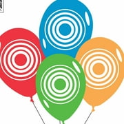 Ez Aim Aiming For Fun Shooting Targets, 5.7W x 7H, 15-Pack, 0.39 lbs, Black