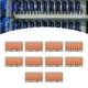 thumbnail image 5 of Terminal De Abrazadera De Bloque De Alambre, Conector De Conductor De 10 Piezas Conductor Rápido Para La Industria Para Conductividad Ccdes Otros, 5 of 8