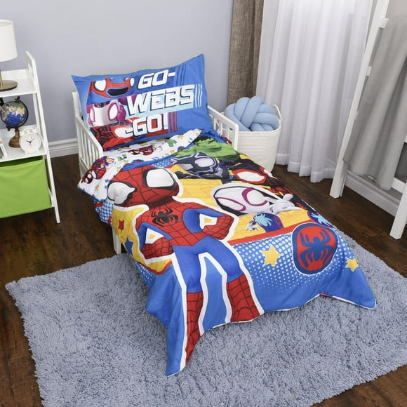Marvel Spidey & Friends 3-Piece Toddler Bedding Set