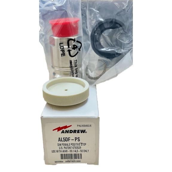 AL5DF-PS   7-16 DIN Female Positive Stop™ for 7/8 in AL5-50 and AVA5-50 cable