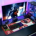 thumbnail image 6 of Cute Cartoon Strawberry Wireless Charging RGB Gaming Mouse Pad Large Keyboard Mat Rubber Base 13 Light Modes, 6 of 6