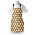thumbnail image 3 of Tan Apron Big Polka Dots on Grunge Backdrop Off White Shabby Simple Old Fashioned Distressed Retro, Unisex Kitchen Bib Apron with Adjustable Neck for Cooking Baking Gardening, Tan Cream, by Ambesonne, 3 of 3