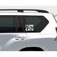 thumbnail image 4 of I Love my Cats Decal, 4 of 5