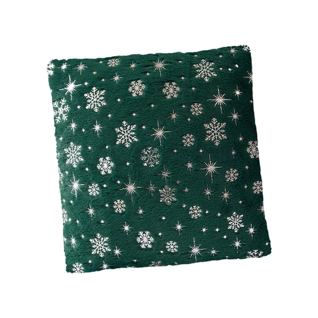 Funda para Cojín de Navidad Strade Fareast Limited Plateado y Verde 45x45cm