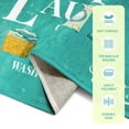 thumbnail image 5 of Washable Laundry Room Rug, 20"X59" Non Slip Soft Low-Pile Laundry Mat Farmhouse Laundry Room Decor Area Rug for Kitchen Bathroom Teal, 5 of 8