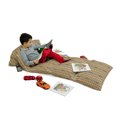 thumbnail image 3 of Tribal Floor Pillow Lounger Cover, Secret Tribe Pattern in Bohemian Style, Nap Mat Printed Fabric Case for 5 Pillows, 88" x 27", Apricot Orange and Teal, by Ambesonne, 3 of 5