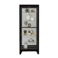 thumbnail image 5 of Hardwood Side-Entry 5 Shelf Curio Cabinet in Onyx Black by Pulaski Furniture, 5 of 10