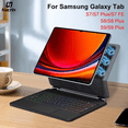 thumbnail image 2 of Étui Clavier pour Samsung Galaxy Tab S7 FE S9 S8 S7 Plus Étui Clavier Rétroéclairé Magique avec Pavé Tactile Housse Magnétique pour Tablette Capa Clavier Russe S8 Plus 12,4 Pouces, 2 of 6