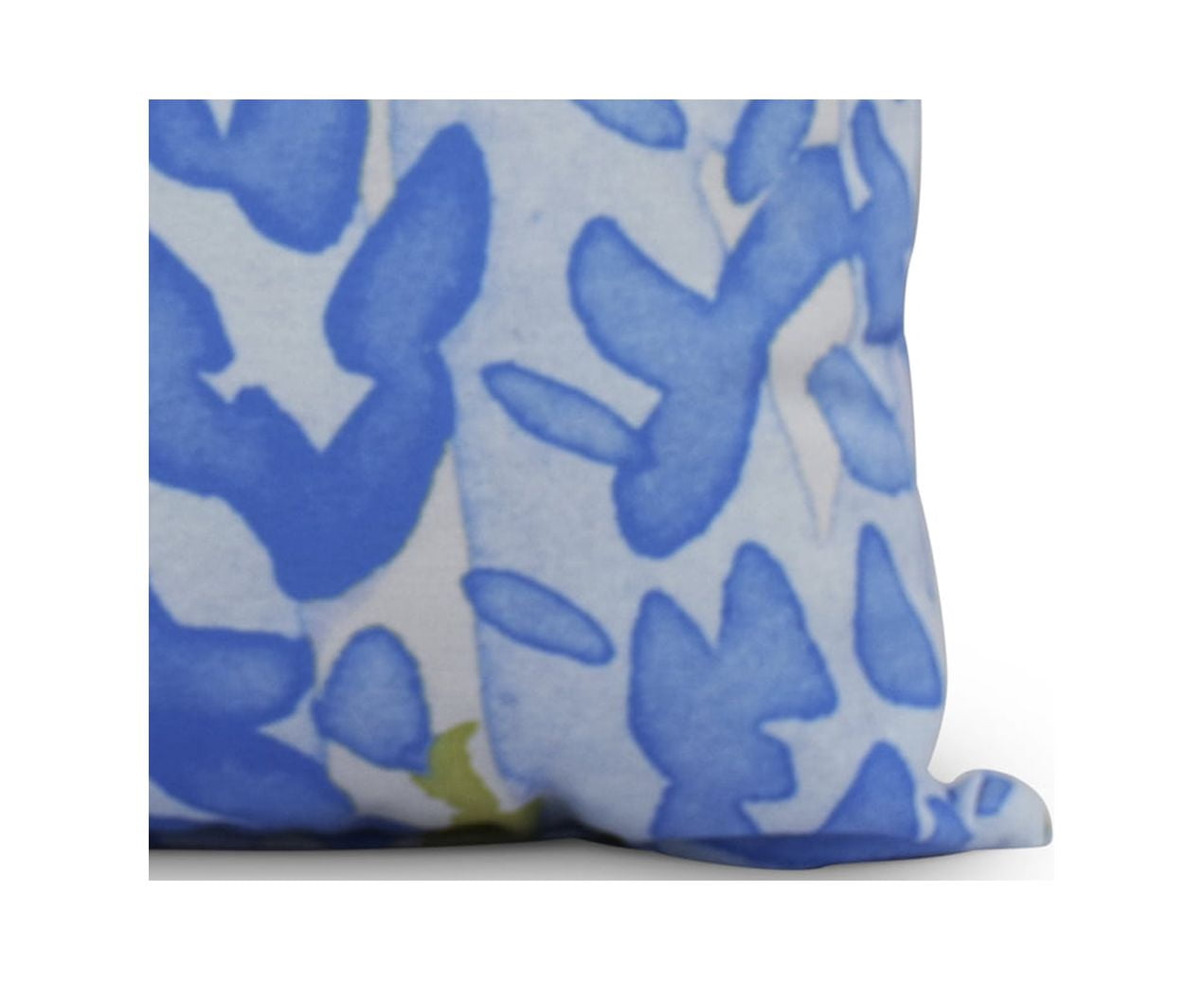 Simply Daisy's Flower Bell 16 inch Blue Decorative Floral Throw Pillow