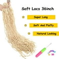 Faux Soft Locs 36 Inch 7 Pack Blonde Color 613 Crochet Locs Hair Whole