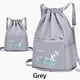 thumbnail image 2 of Yhmxh Organizadores y almacenamiento Mochila plegable con cordón de gran capacidad, bordada, para mujer, de viaje Almacenamiento de ducha almacenamiento de cocina Almacenamiento de juguetes, 2 of 3