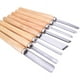 thumbnail image 1 of Nuevo Juego de cinceles para carpintería, 8 piezas, herramienta de torneado, cincel oblicuo para, 1 of 5
