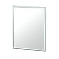 thumbnail image 4 of Gatco Flush Mount EZ Hanging 25" Framed Rectangular Mirror, Satin Nickel, 4 of 4