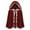 AGDP2# Wine, variant on oqasdz Halloween Girls Coats Little Red Riding Hood Cos Hooded Cape Children Performance Lace Edge Short Cloak Top Coat Outwear Size -