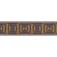 thumbnail image 2 of Purple Brown Blue Yellow Abstract Wallpaper Border Geometric Design, Roll 15' x 6'', 2 of 3
