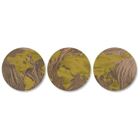 All My Walls 3 Piece Globular Wall D cor Set