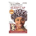 thumbnail image 1 of Donna Collection Premium Deluxe Pattern Extra Large Sleep Cap, Leopard Pattern, 1 of 3