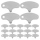 thumbnail image 2 of Stainless Steel Nut Crackers Portable Use Chestnut Walnut Opener Silver 3.80X2.30X0.20CM Crack Nuts 20Pcs, 2 of 5
