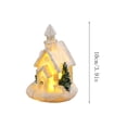 thumbnail image 3 of TIELUTT Exquisite Village Miniature Desktop Ornament Resin Artwork for Holiday Tabletop Ornament Bulbs Christmas Bulb Decorations Christmas Trees Decorations My Second Christmas Ornament and Ornament, 3 of 7