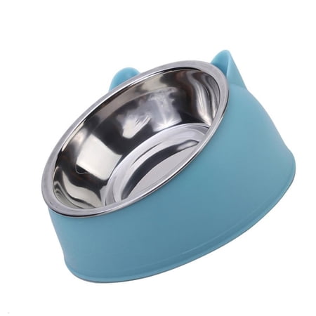 Yihuala Relief Neck Pressure Bowl Cats Feeding Watering Bowl Space Saving Neck Protection Eatting Watering Bowl for Feeding