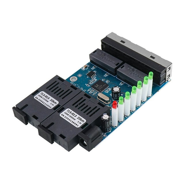 Transceptor de fibra óptica Cateissary 100Mbps
