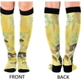 thumbnail image 2 of FREEAMG Halloween Pumpkin Autumn Hat Compression Socks for Women and Men, 1 Pair, 2 of 7