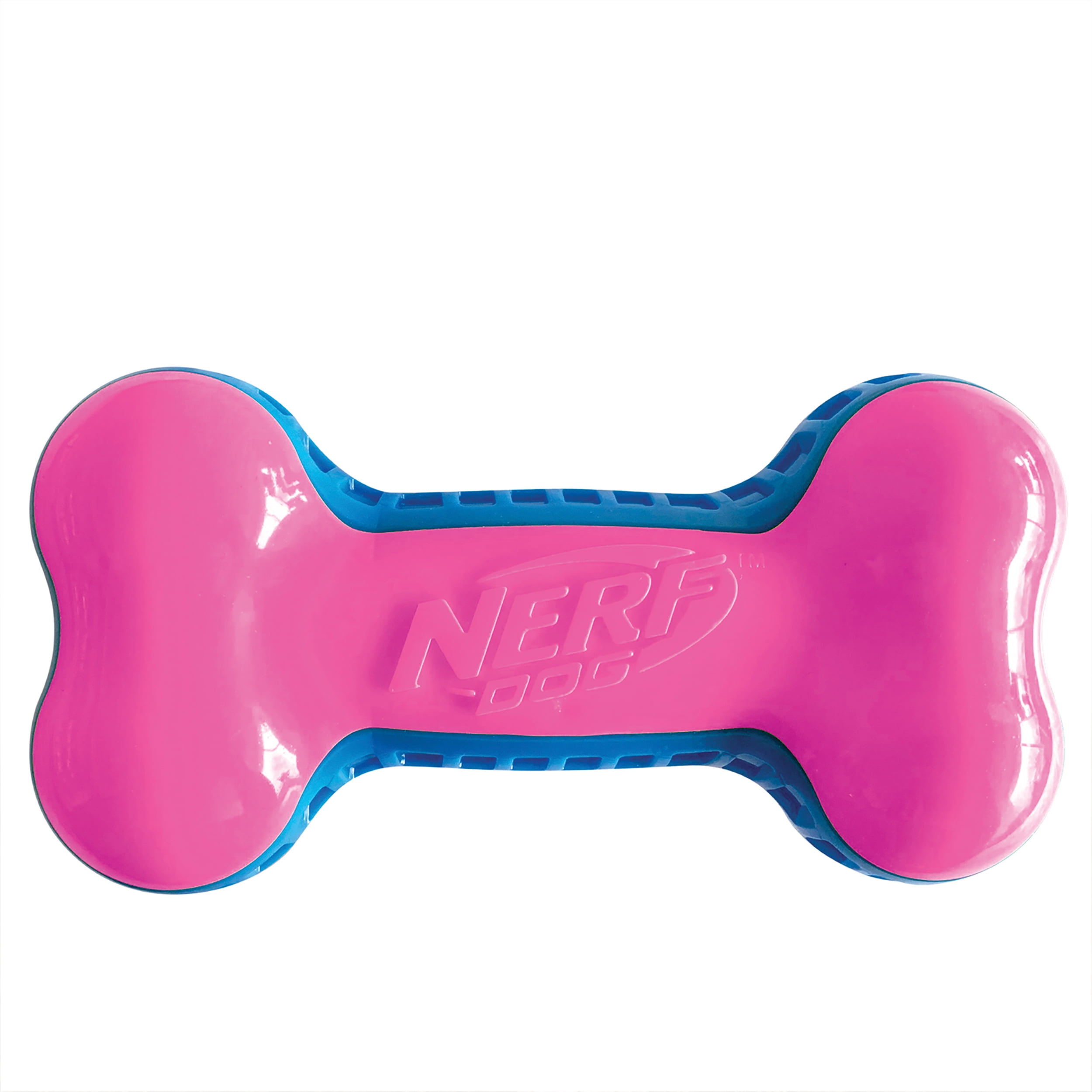 NERF Dog EXO Squeak Bone Dog Toy 7inch