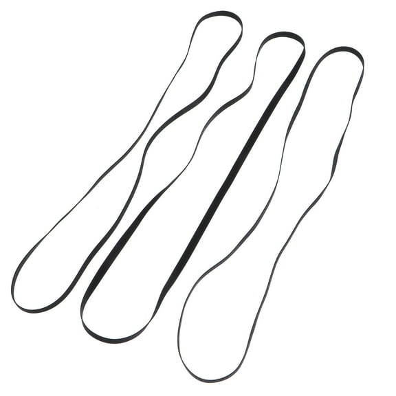 SENSETH 3 PCS Turntable Drive Belt Replacement Rubber Belt for Recorder Tape Machine