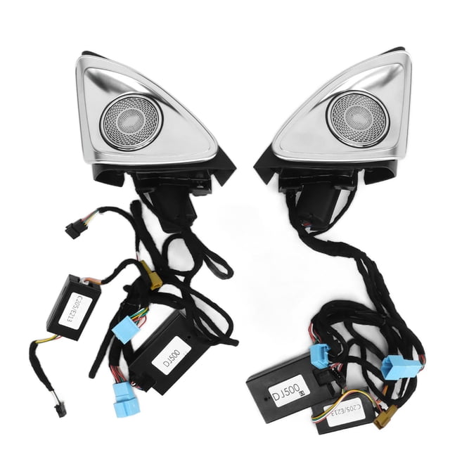 4D Rotating Tweeter, 64 Color Car Audio Tweeters Perfect Fit Plug and Play for Car