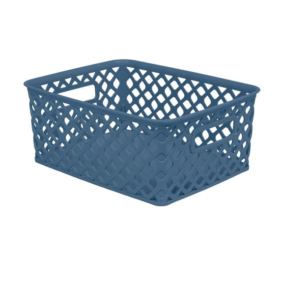Small Deco Basket, Moonlight Blue, Pack of 4