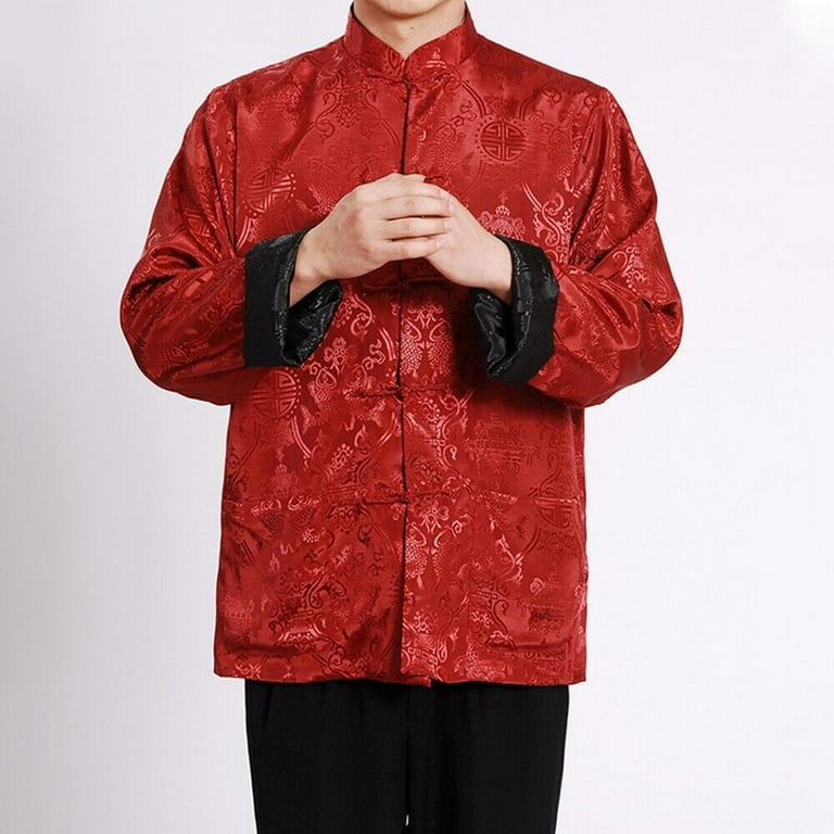 mens-reversible-traditional-chinese-clothes-tang-suit-top-silk-print-jacket-coat-walmart-com