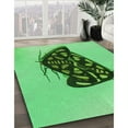 thumbnail image 2 of Ahgly Company Indoor Square Patterned Stoplight Go Green Area Rugs, 3' Square, 2 of 6
