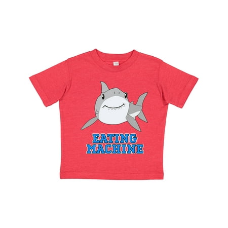 

Inktastic Eating Machine Cute Shark Gift Toddler Boy or Toddler Girl T-Shirt